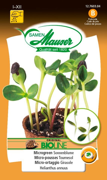 Image of Samen Mauser BIO-Microgreen Sonnenblume Microgreen bei Do it + Garden von Migros