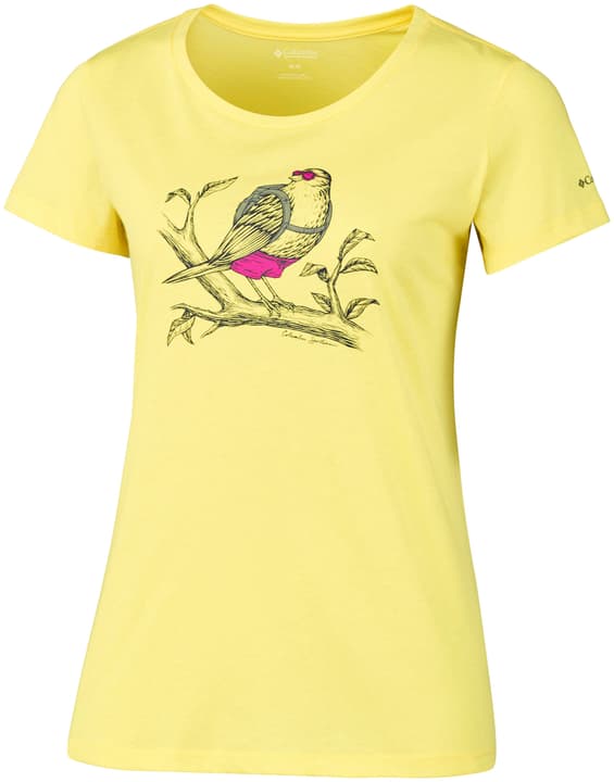 Columbia Birdy Buddy Maillot à manches courtes pour femme Birdy Buddy Maillot à manches courtes pour femme Columbia 462737600350 Couleur jaune Taille S Photo no. 1