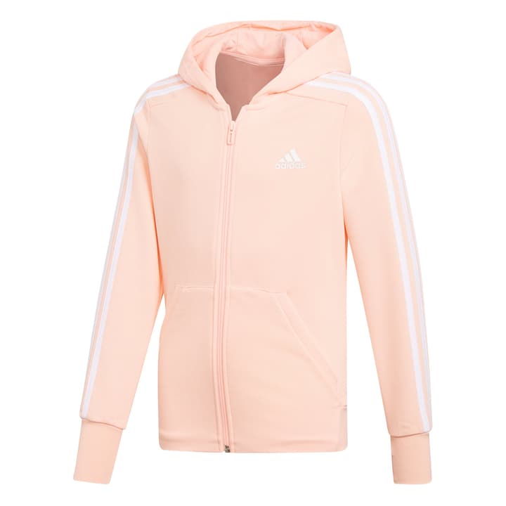 Adidas 3S Full Zip Hoodie Veste à capuche pour fille 3S Full Zip Hoodie Veste à capuche pour fille Adidas 464564714052 Couleur saumon Taille 140 Photo no. 1