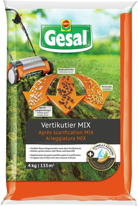 Image of Compo Gesal Vertikutier MIX, 4 kg Rasensamen bei Do it + Garden von Migros