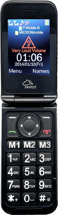 Switel M800 3G schwarz Dual- Sim Mobiltelefon M800 3G schwarz Dual- Sim Mobiltelefon Switel 785300128363 Bild Nr. 1
