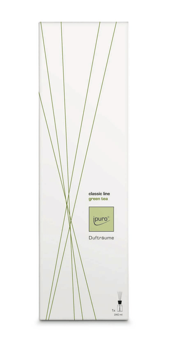 Ipuro Classic Line green tea, 240ml Classic Line green tea, 240ml Ipuro 656138300013 Taille L: 11.0 cm x L: 7.9 cm x H: 36.3 cm Photo no. 1