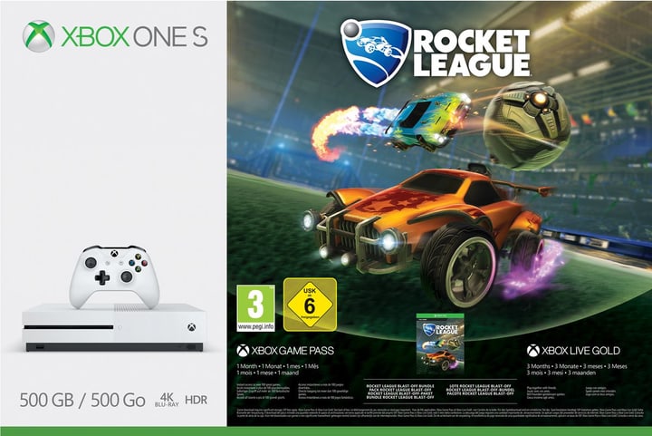 Microsoft Xbox One S 500GB Konsole - Rocket League Bundle Xbox One S 500GB Konsole - Rocket League Bundle Microsoft 785438000000 Photo no. 1