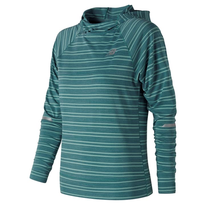 New Balance SEASONLESS HOODIE Pull-over à capuche pour femme SEASONLESS HOODIE Pull-over à capuche pour femme New Balance 470167800565 Couleur petrol Taille L Photo no. 1