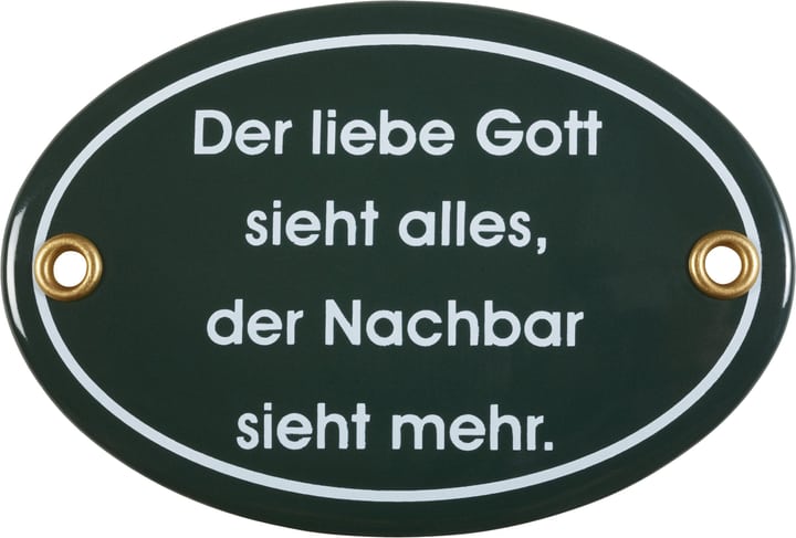 Image of Emailschild Der liebe Gott sieht alles bei Do it + Garden von Migros