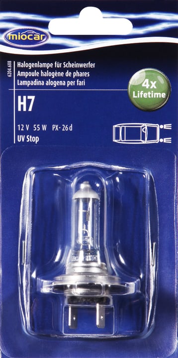 Image of Miocar Halogenlampe H7 Longlife Autolampe bei Do it + Garden von Migros