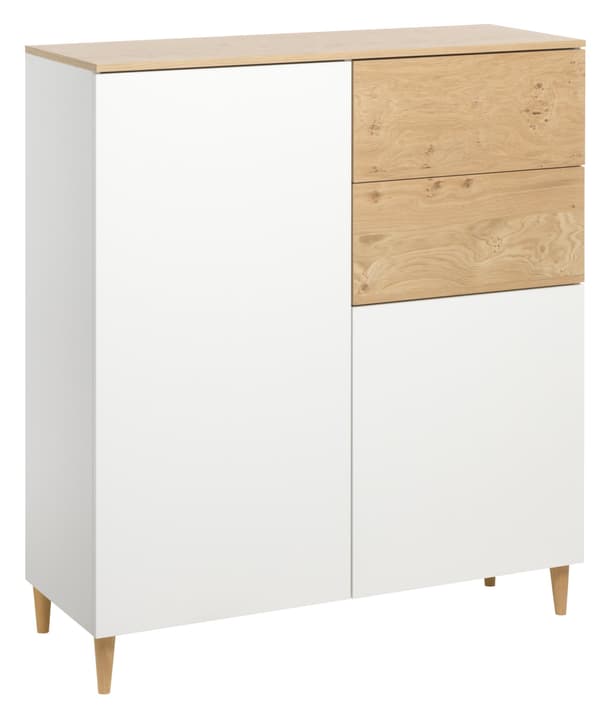TELL Highboard TELL Highboard 400745800000 Dimensions L: 109.8 cm x P: 40.0 cm x H: 124.0 cm Couleur Blanc Photo no. 1