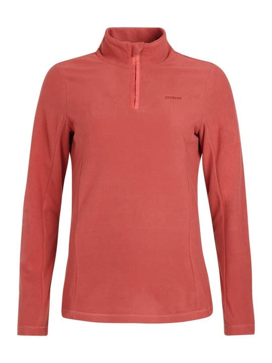 Image of Protest Mutez 1/4 zip top Pullover hellrot