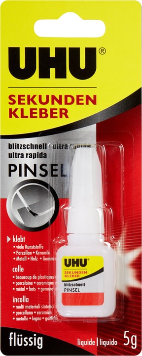 Image of Uhu Sekundenkleber blitzschnell Pinsel + Alleskleber bei Do it + Garden von Migros