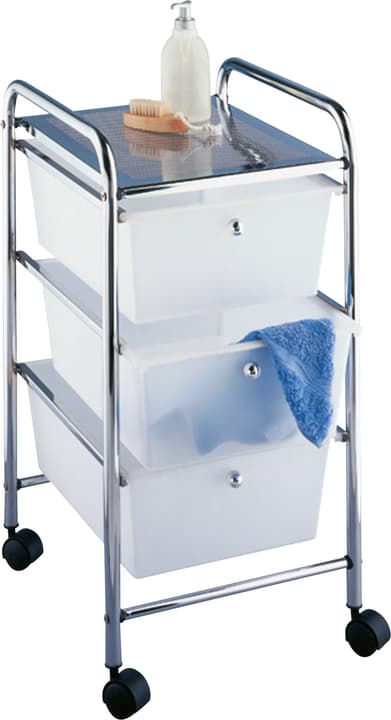 Image of WENKO Haushalts- und Badwagen Messina mit 3 Schubladen bei Do it + Garden von Migros