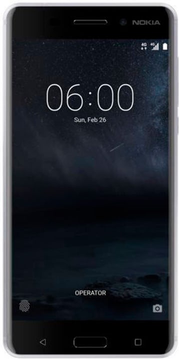 Nokia 6 Dual-Sim argent 6 Dual-Sim argent Nokia 794619800000 Photo no. 1