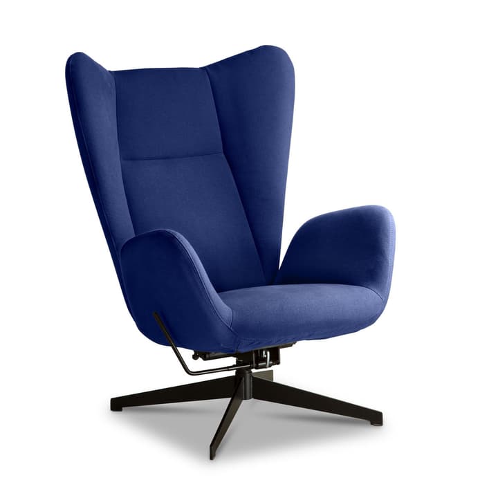 BISCUIT Sessel BISCUIT Sessel 360042550507 Grösse B: 78.0 cm x T: 85.0 cm x H: 110.0 cm Farbe Dunkelblau Bild Nr. 1