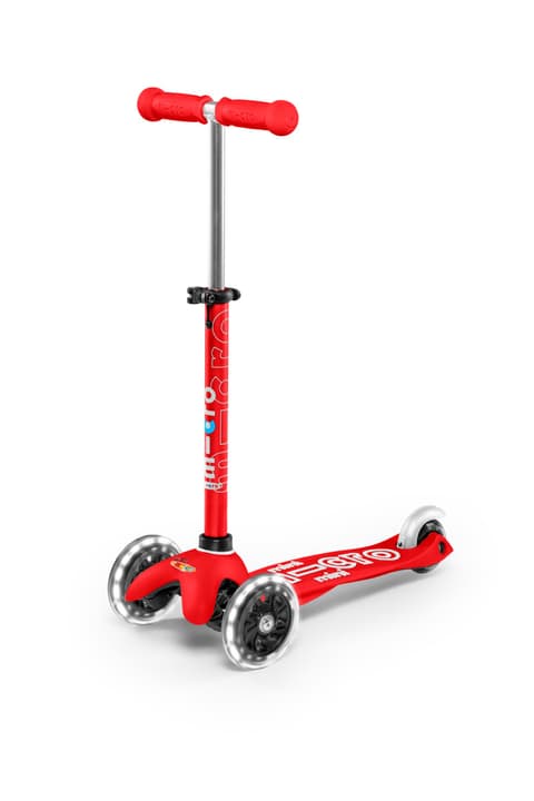 Image of Micro Mini Deluxe LED Scooter rot