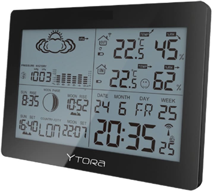 Image of Ytora Funk-Wetterstation TPW389 Wetterstation bei Do it + Garden von Migros