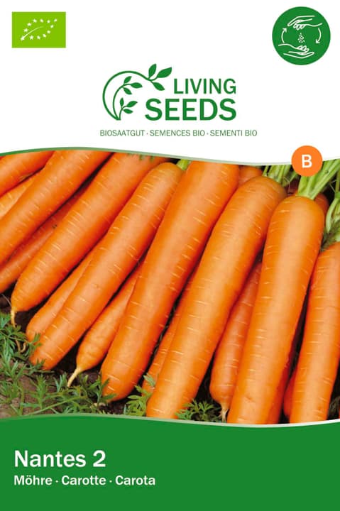 Image of Living Seeds Karotte, Nantes 2 Gemüsesamen bei Do it + Garden von Migros