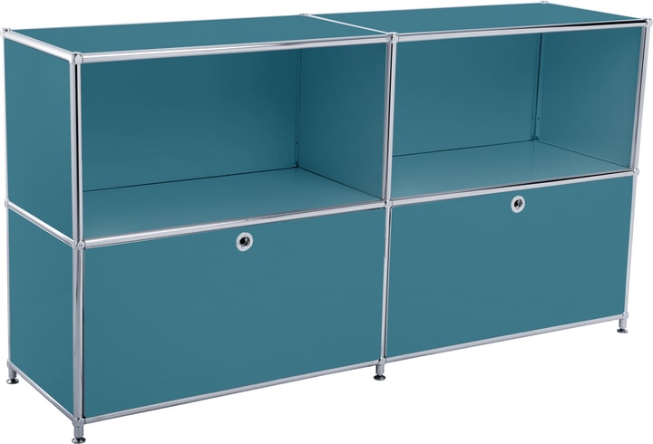 FLEXCUBE Sideboard FLEXCUBE Sideboard 401814020266 Grösse B: 152.5 cm x T: 40.0 cm x H: 80.5 cm Farbe Petrol Bild Nr. 1