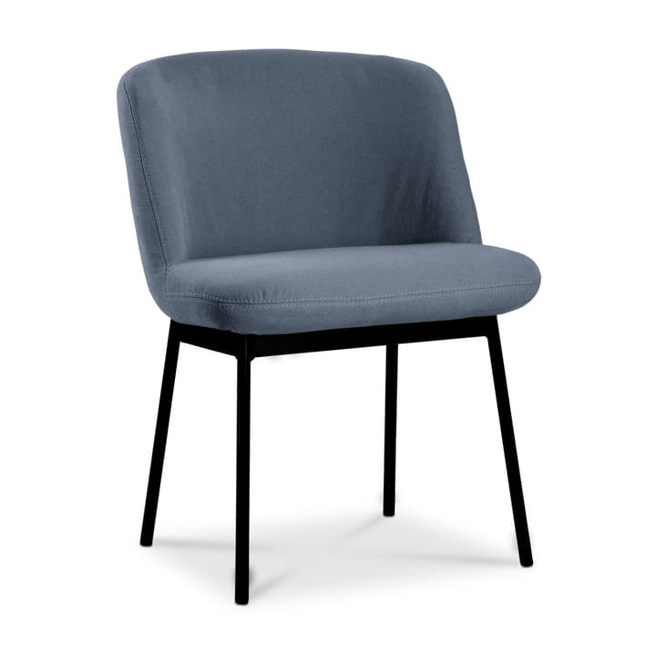 UNICO Chaise UNICO Chaise 366023377505 Dimensions L: 55.0 cm x P: 58.0 cm x H: 74.0 cm Couleur Bleu Photo no. 1