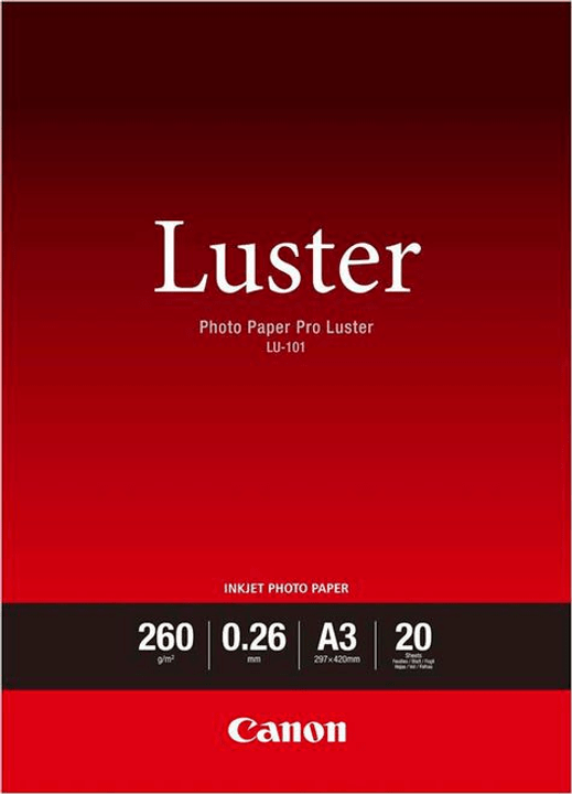 Canon Photo Paper Pro Luster A3 LU-101 Photo Paper Pro Luster A3 LU-101 Canon 798500300000 Photo no. 1