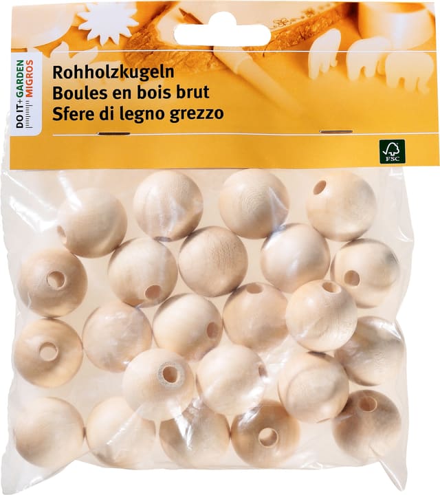 Image of Legna Creativa Rohholzkugeln FSC® Ø25mm bei Do it + Garden von Migros