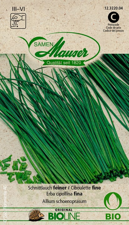 Image of Samen Mauser Schnittlauch feiner Gemüsesamen