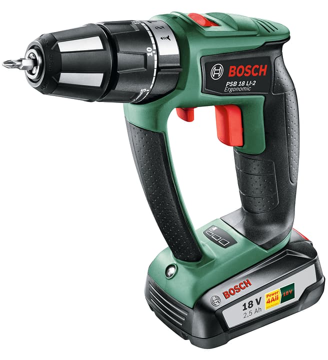 Image of Bosch PSB 18 LI-2 Ergonomic Schlagbohrschrauber bei Do it + Garden von Migros