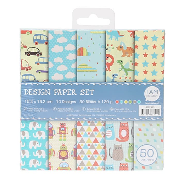 Image of I AM CREATIVE Paper Set III,15.2X15.2CM, 50 Blatt bei Do it + Garden von Migros