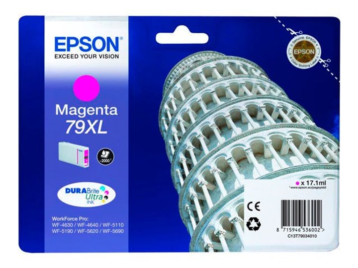 Epson 79XL DURABrite Ultra Ink cartouche d'encre magenta 79XL DURABrite Ultra Ink cartouche d'encre magenta Epson 785300124975 Photo no. 1