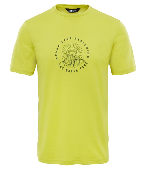 The North Face Tansa T-shirt à manches courtes pour homme Tansa T-shirt à manches courtes pour homme The North Face 462777800562 Couleur vert neon Taille L Photo no. 1