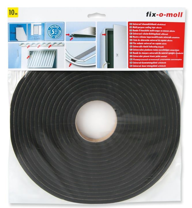 Image of Fix-O-Moll Universal Schaumdichtband 10 m Dichtung
