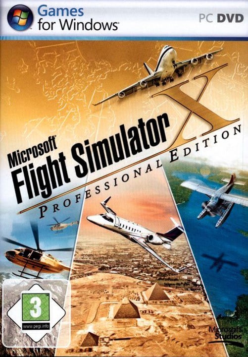 PC - Pyramide: Flight Simulator X - Professional Edition Physique (Box) PC - Pyramide: Flight Simulator X - Professional Edition Physique (Box) 785300121644 Photo no. 1