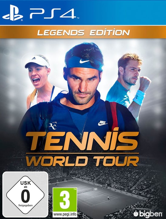 PS4 - Tennis World Tour - Legends Edition (D/F) Box PS4 - Tennis World Tour - Legends Edition (D/F) Box 785300132956 N. figura 1