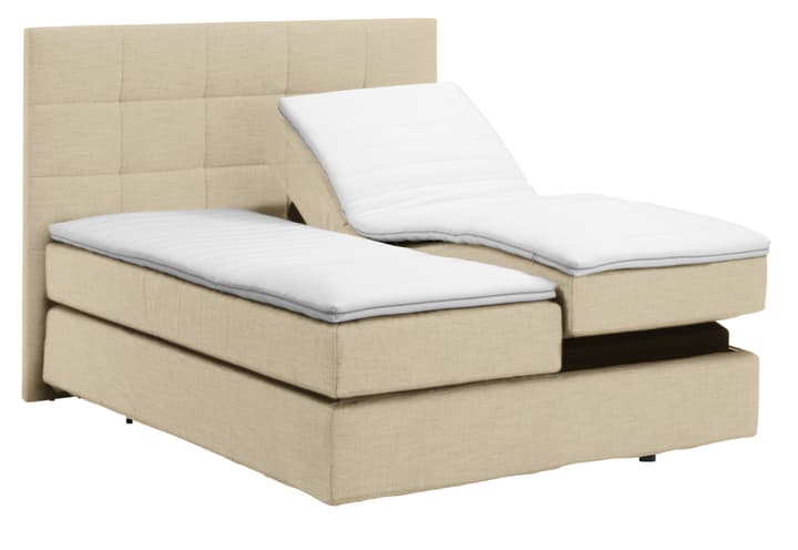 NAVIER Boxspringbett NAVIER Boxspringbett 403461600000 Farbe Beige Grösse B: 160.0 cm x T: 200.0 cm Bild Nr. 1