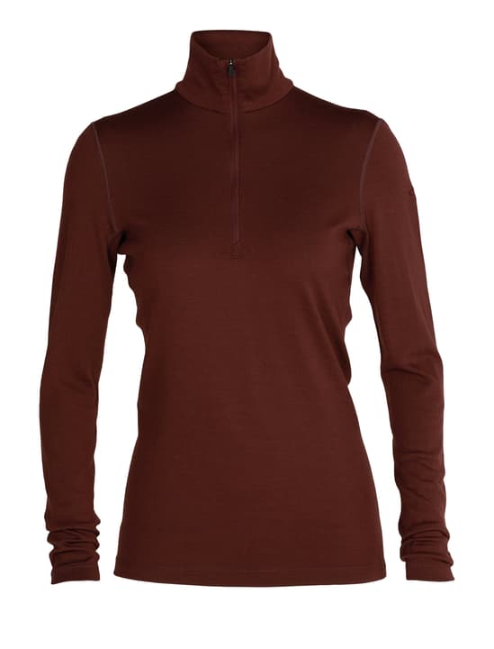 Image of Icebreaker Tech Top Half Zip 260 Langarmshirt bordeaux bei Migros SportXX