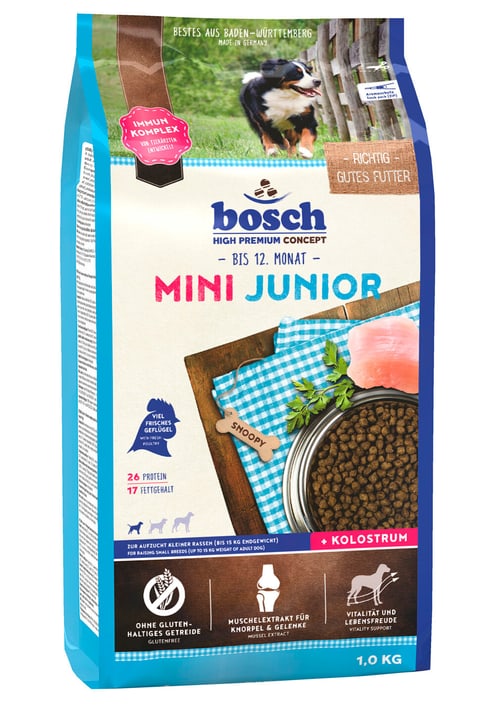 Image of bosch HPC Mini Junior, 1 kg Trockenfutter