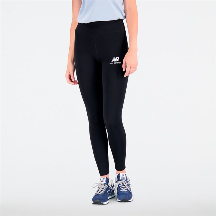 Image of New Balance W Essentials Stacked Logo Legging Hose schwarz