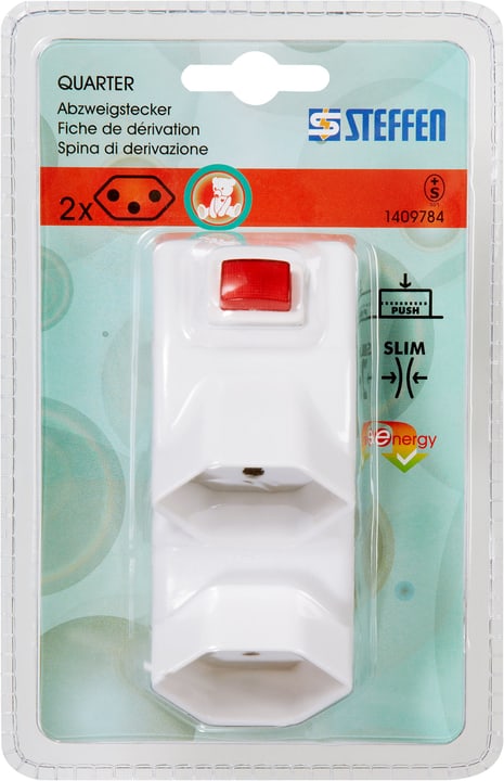 Image of Steffen STEKO Quarter 2 x T13 Mehrfachstecker bei Do it + Garden von Migros