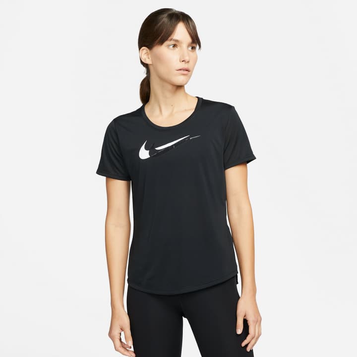 Image of Nike W Dri-FIT Swoosh Run SS Laufshirt schwarz bei Migros SportXX