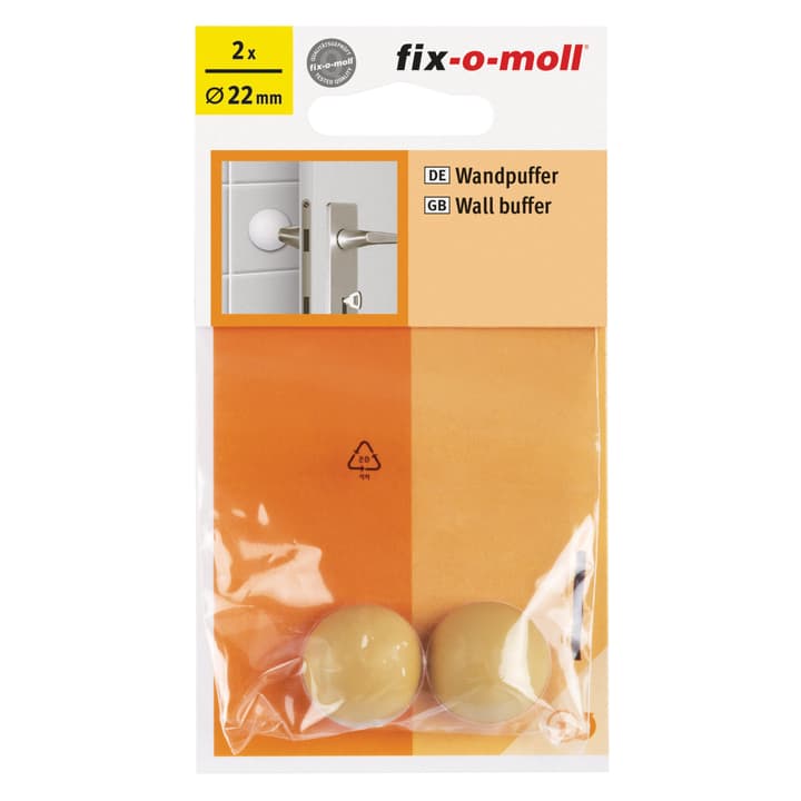 Image of Fix-O-Moll Türpuffer Ø 22 mm 2 x