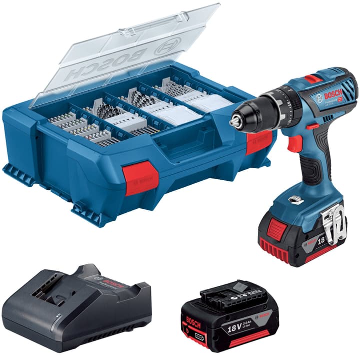 Image of Bosch Professional GSB 18V-28 LI-2, 2 Akkus Schlagbohrschrauber bei Do it + Garden von Migros