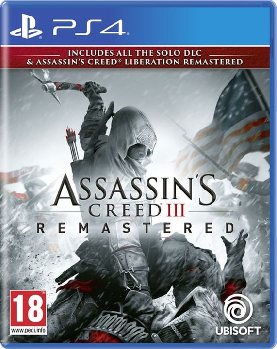 PS4 - Assassin's Creed 3 - Remastered Box PS4 - Assassin's Creed 3 - Remastered Box 785300142516 N. figura 1
