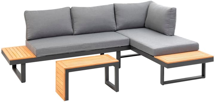 Image of COCON Loungeset Ascona, Anthrazit, 4 Sitzplätze Lounge Set