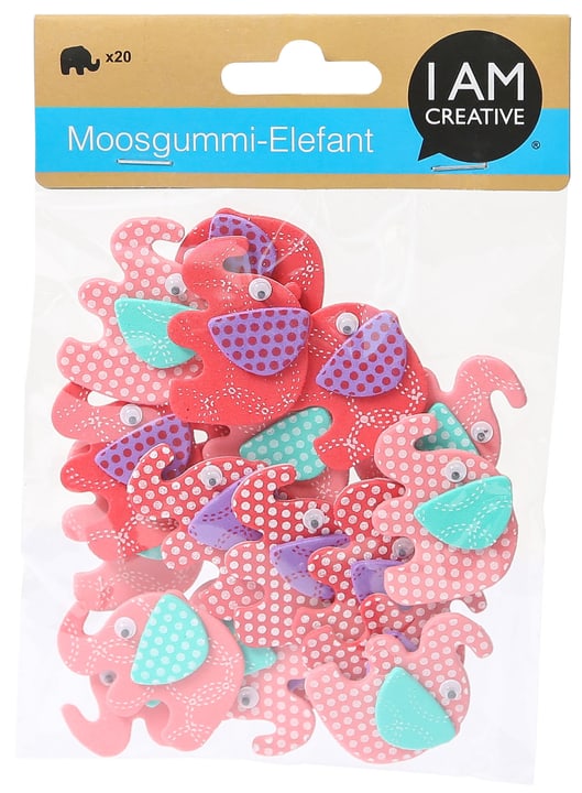 Image of I AM CREATIVE Moosgummi, Elefant, 20 Stk. bei Do it + Garden von Migros