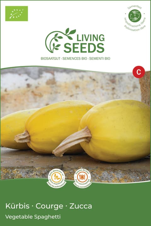 Image of Living Seeds Spaghetti-Kürbis Gemüsesamen