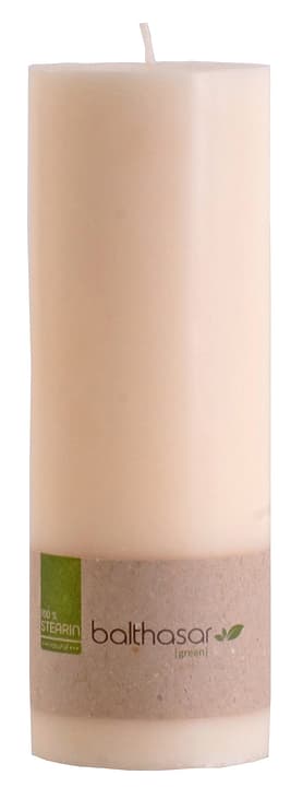 GREEN Bougie cylindrique GREEN Bougie cylindrique 440664302011 Couleur Écru Dimensions H: 20.0 cm Photo no. 1