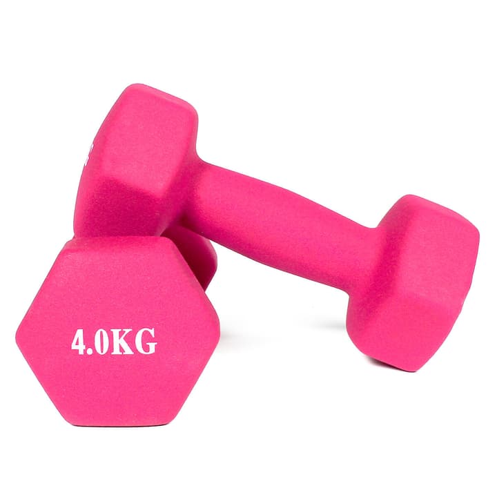 Image of GladiatorFit Hanteln mit Neoprenüberzug Bodybuilding und Fitness (2er-Set) : 2 x 4 KG Hanteln