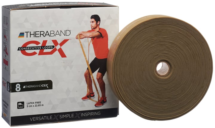 Image of TheraBand Clx22 Meter Gymnastikbänder gold bei Migros SportXX