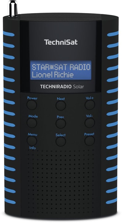 Technisat Technisat Techniradio Solar - Noir/Bleu Radio DAB+ Technisat Techniradio Solar - Noir/Bleu Radio DAB+ Technisat 785300149735 Photo no. 1
