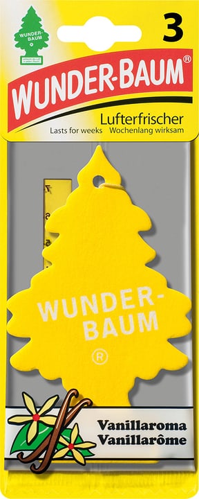 Image of WUNDER-BAUM Vanille 3er Set Lufterfrischer