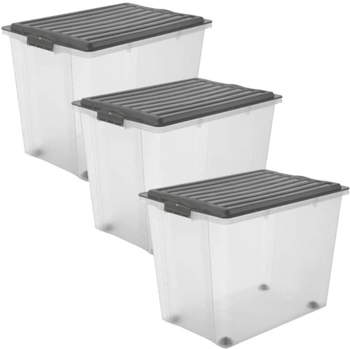 Image of Rotho Compact 70L, 3er Set Aufbewahrungsbox