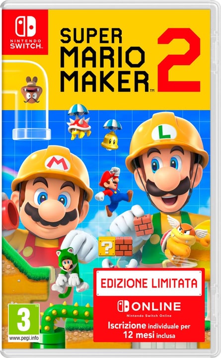 NSW - Super Mario Maker 2 Limited Edition Box NSW - Super Mario Maker 2 Limited Edition Box 785300144159 Langue Italien Plate-forme Nintendo Switch Photo no. 1